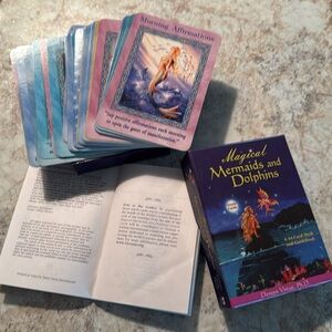 44 Oracle Card deck and guidebook. Magical Mermaids and Dolphins. Never Used